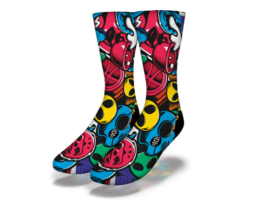 Aliens Always Watching You Socks