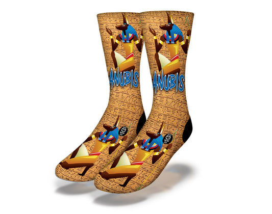 GOLDEN ANUBIS EGYPTIAN GOD Fun World Socks