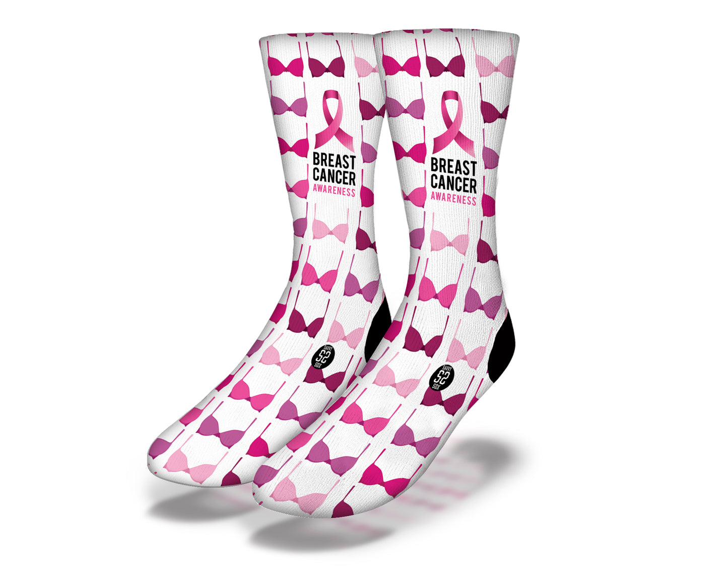 Breast Cancer Awareness (Style 6) Socks