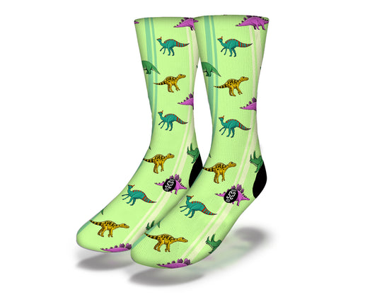 DINOSAUR STRUT Fun Dinosaur Socks