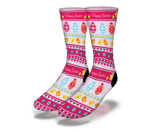 HAPPY EASTER EGGS & PEEPS Cute Easter Socks