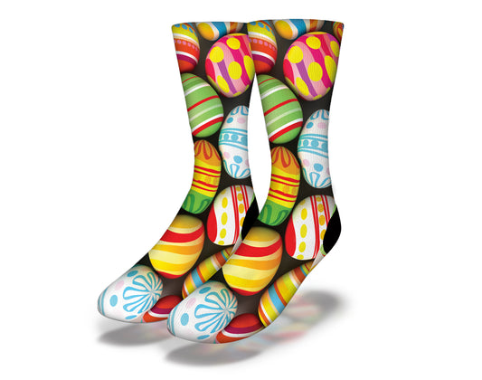 TECHNICOLOR PAINTED EGGS Cute Easter Socks