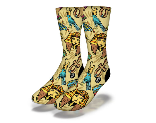 NEFERTITI EGYPTIAN PHAROAH'S QUEEN Fun World Socks