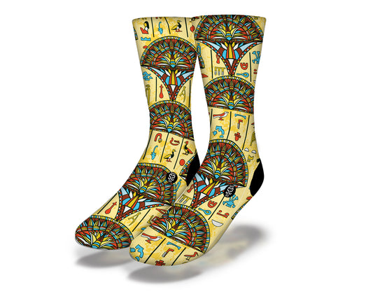 PAINTED EGYPTIAN TEMPLE Fun World Socks