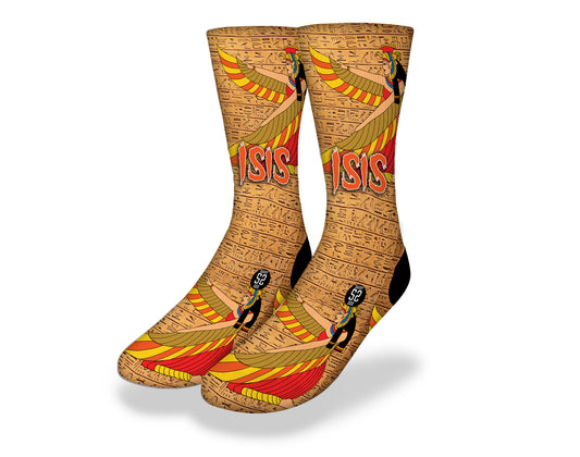 GOLDEN ISIS EGYPTIAN GOD Fun World Socks