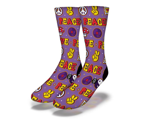 Love and Peace Purple