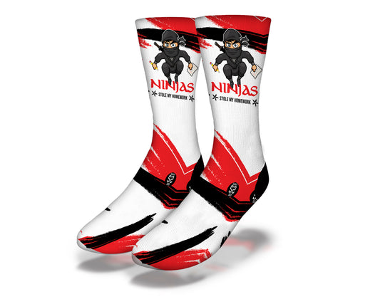 Ninja's Stole My Homework Socks 1