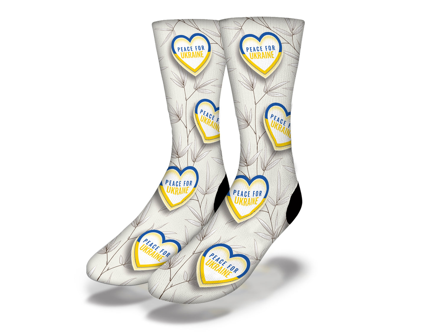 PEACE FOR UKRAINE Social Cause Socks