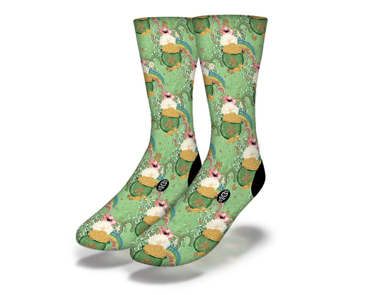 POT O' GOLD Fun St Patrick's Day Socks