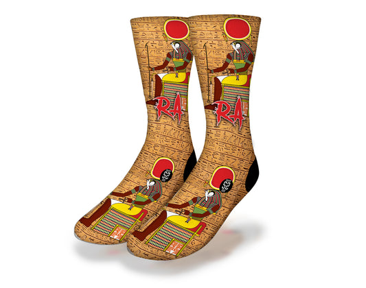 GOLDEN RA EGYPTIAN GOD Fun World Socks