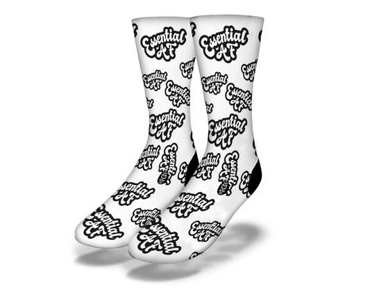 Essential AF Socks White