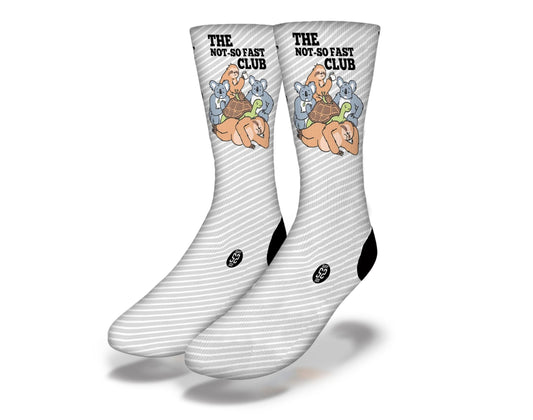 THE NOT SO FAST CLUB Funny Animal Socks