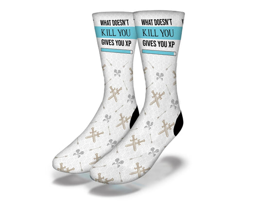EXPERIENCE POINTS Fun Video Game Socks