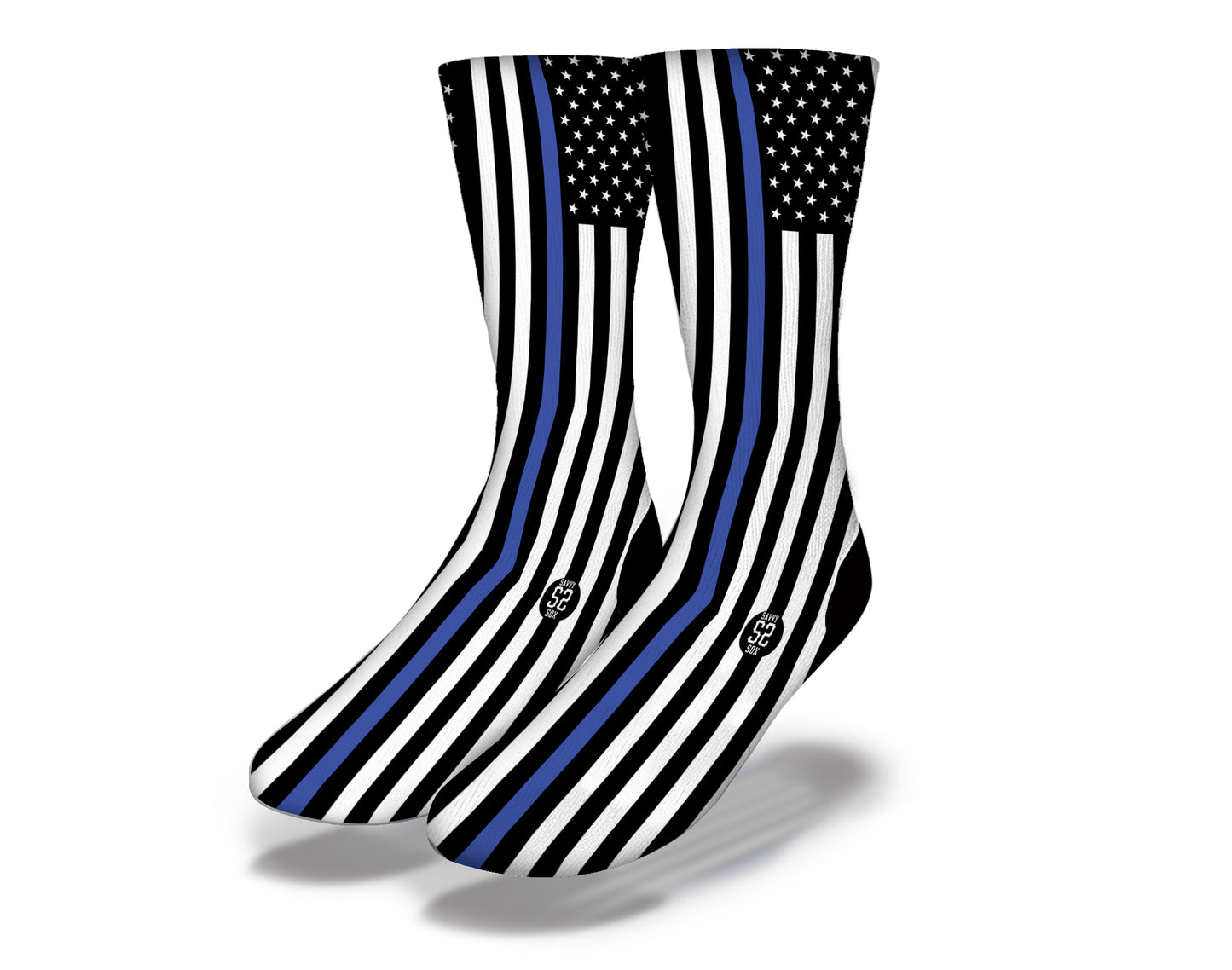 Thin Blue Line (style 1) Socks