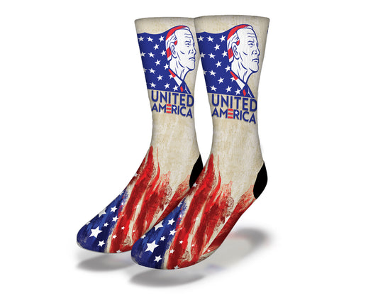 UNITED AMERICA UNDER JOE BIDEN Fun Political Socks