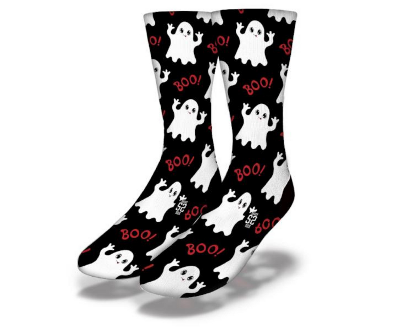 BOO WHO? Funny Halloween Style Ghost Socks