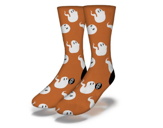 FLYING GHOST Funny Halloween Socks