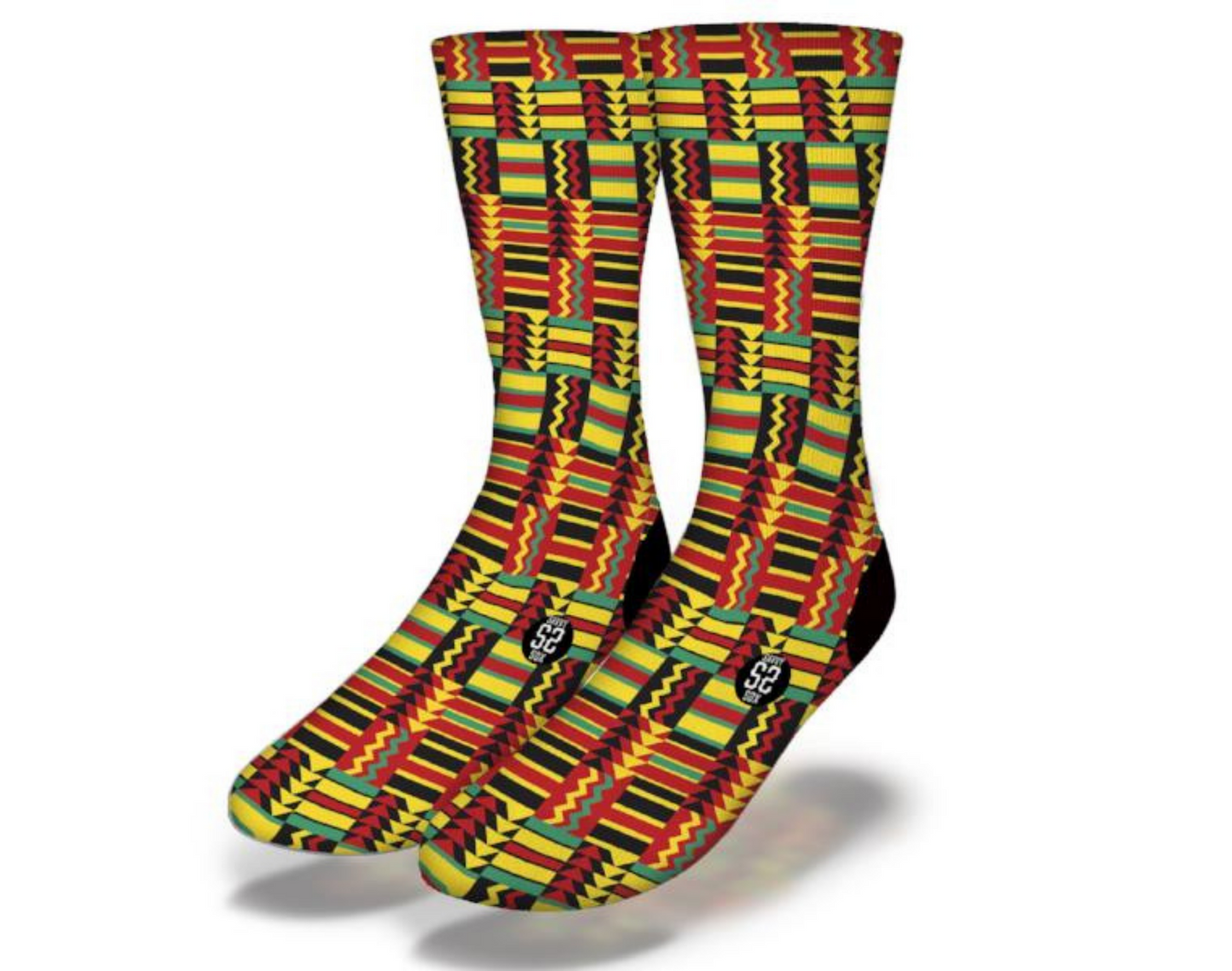 MEDALS & RIBBONS African Tribal Pattern Socks