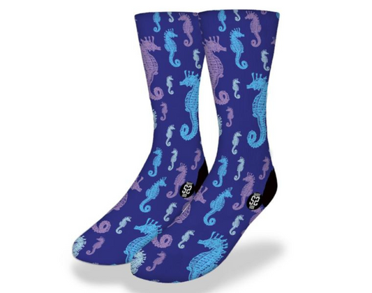 SEAHORSE FLIRTING RITUAL Fun Sea Life Socks