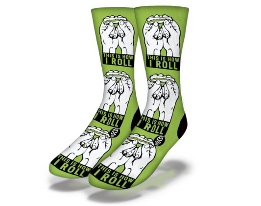 THIS IS HOW I ROLL Funny Weed Socks