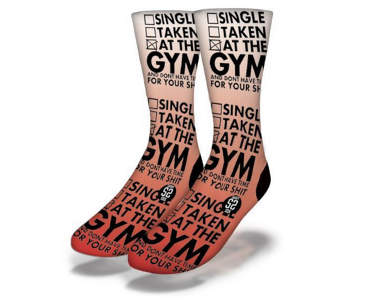 AT THE GYM Fun Gym Socks