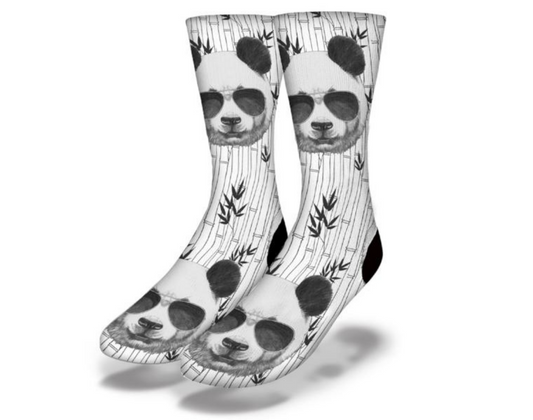 COOL PANDA BEARS IN BAMBOO Cute Animal Socks