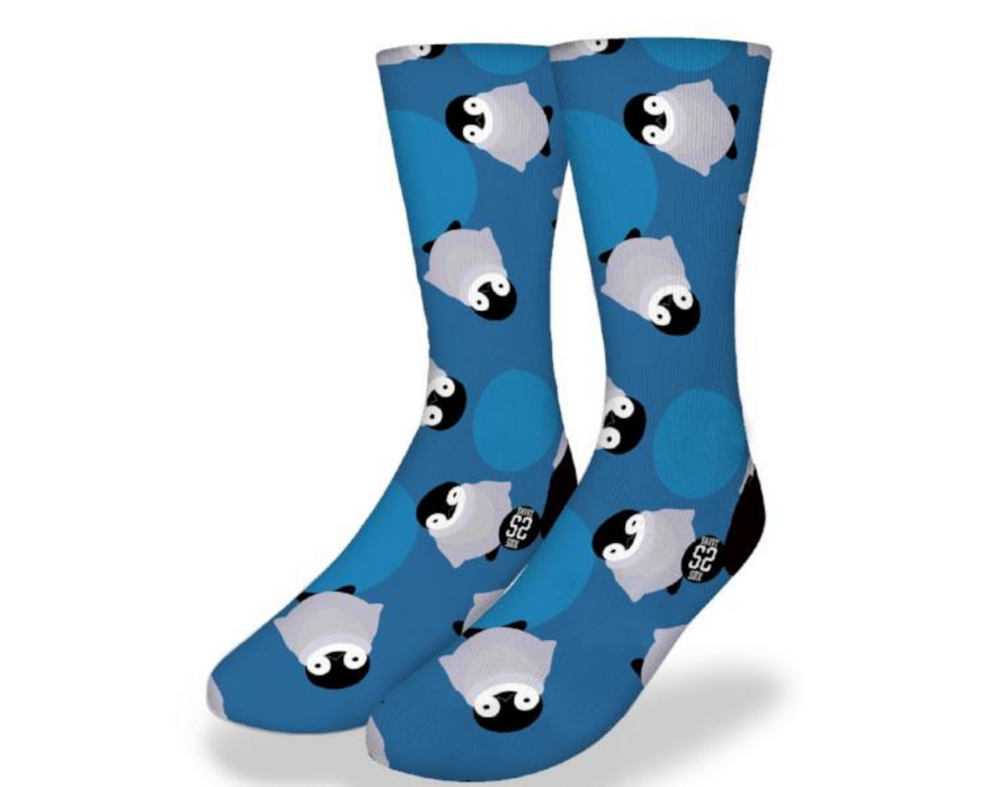 ARCTIC BLUE FLOATING PENGUIN Cute Bird Socks