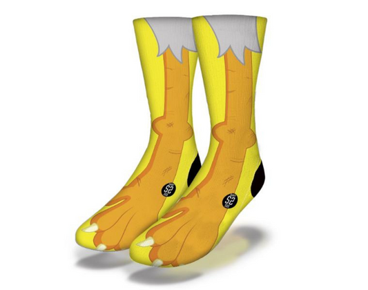 CRAZY CHICKEN LEGS  Funny Animal Socks