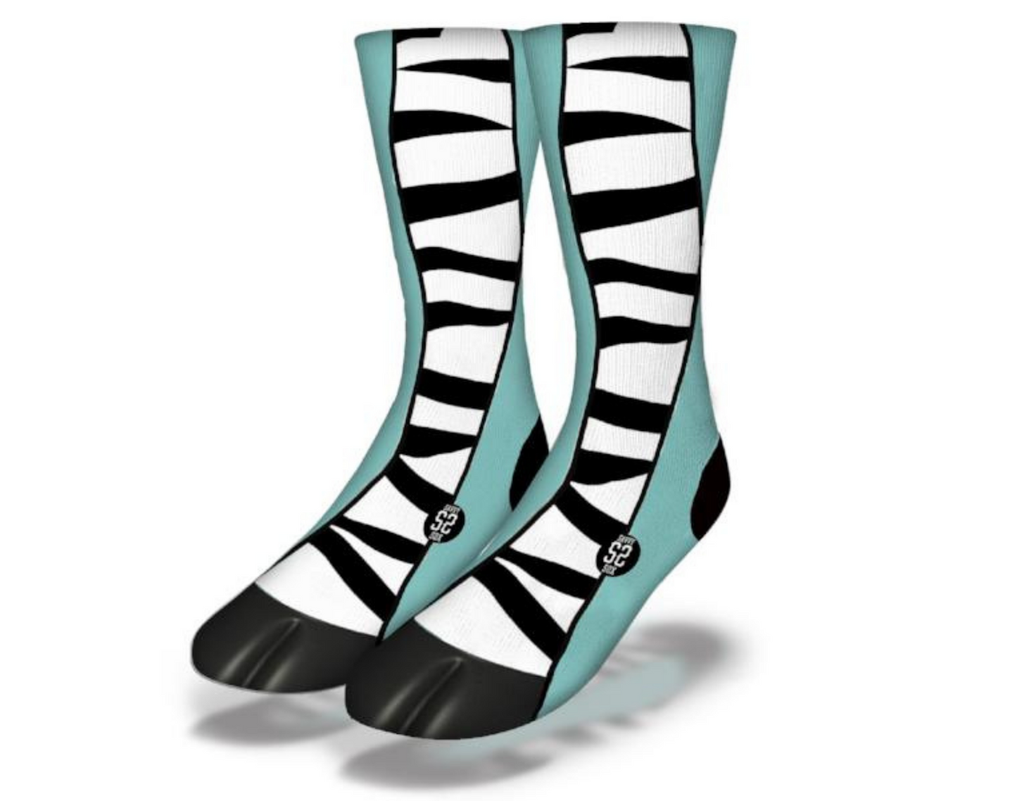 CRAZY ZEBRA LEGS Funny Animal Socks