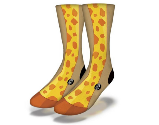 CRAZY GIRAFFE LEGS Funny Animal Socks