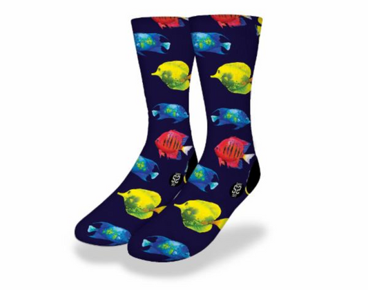 CORAL REEF TRIO Fun Fish Socks