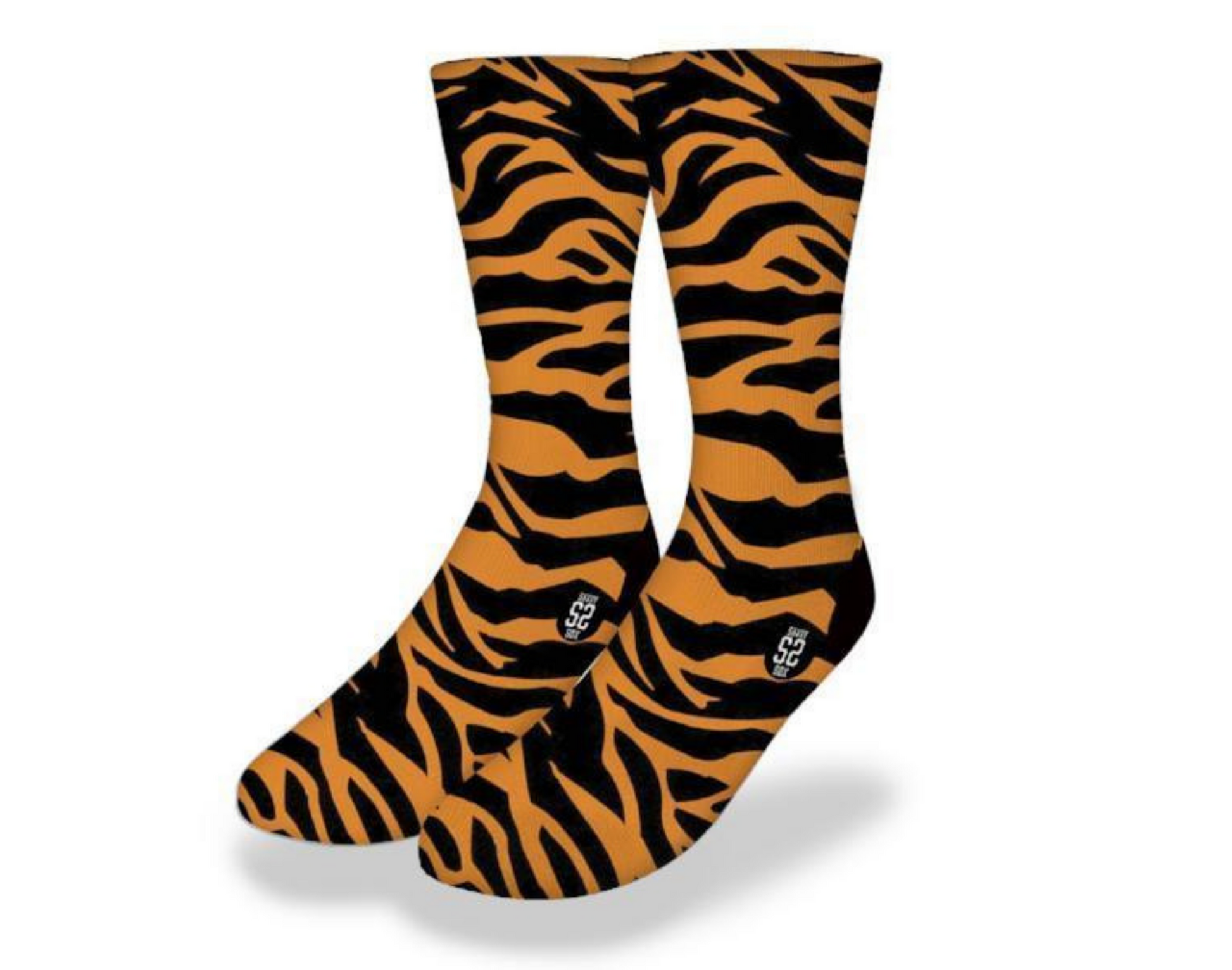 CLASSIC TIGER STRIPES Fun Animal Print Socks – Savvy Sox