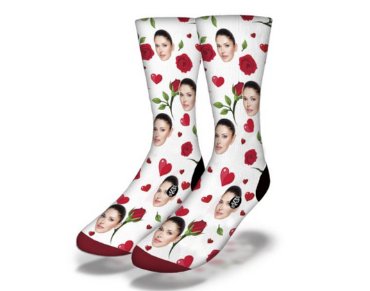 Valentine's Day Custom Socks