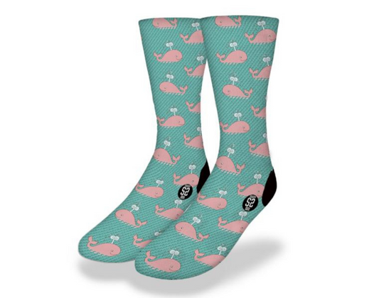 WHALE OF A TIME! Fun Whale Socks