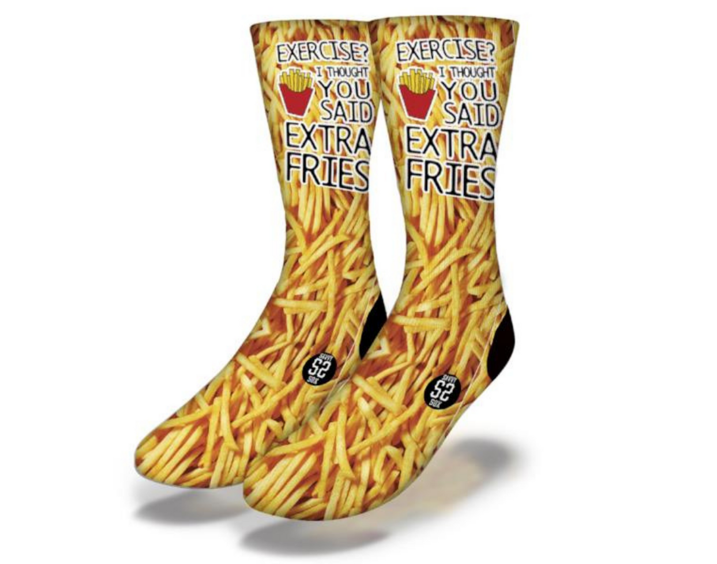 Exercise or Extra Fries Socks