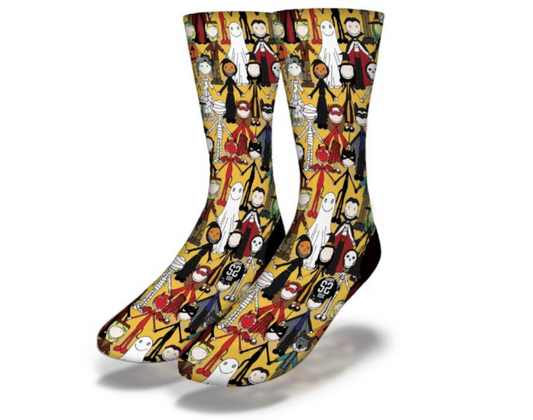 Spooky Spirits CURTAIN CALL Fun Halloween Socks