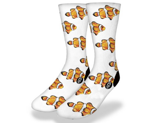 CLOWN SCHOOL Fun Fish Socks