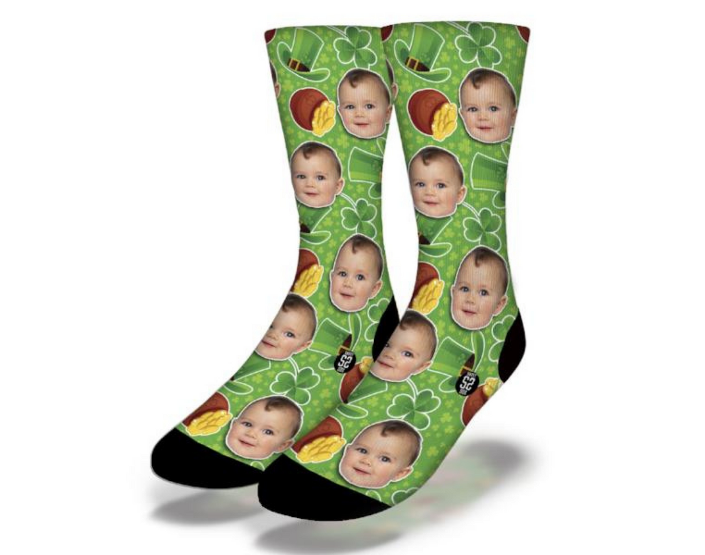 St. Patricks Day Custom Socks
