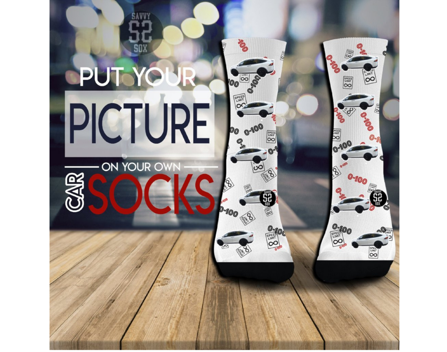 Custom Car Socks