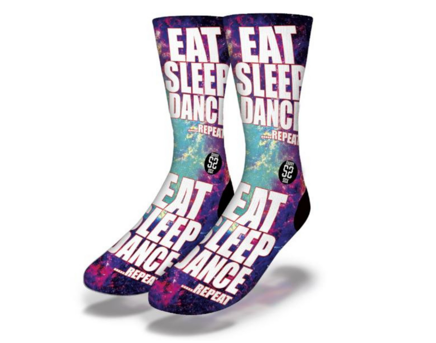 Eat Sleep Dance Repeat Socks