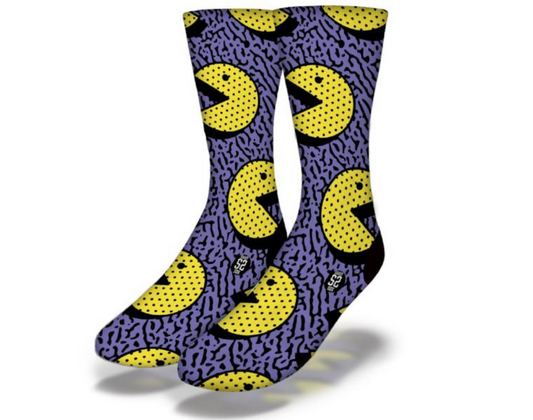 90's PAC MAN Fun Video Game Socks