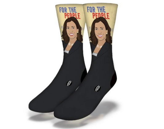 KAMALA HARRIS FOR THE PEOPLE Fun Political Socks