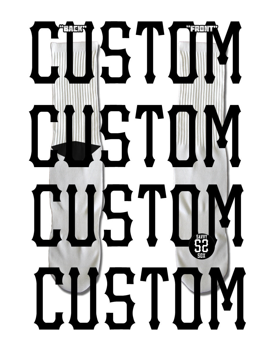 Custom Print Your Own Design - SavvySox - 1