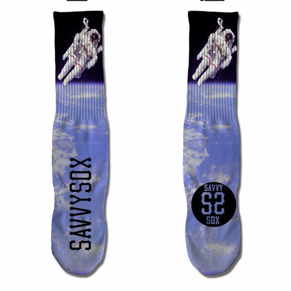 Man on the Moon Space Socks - SavvySox